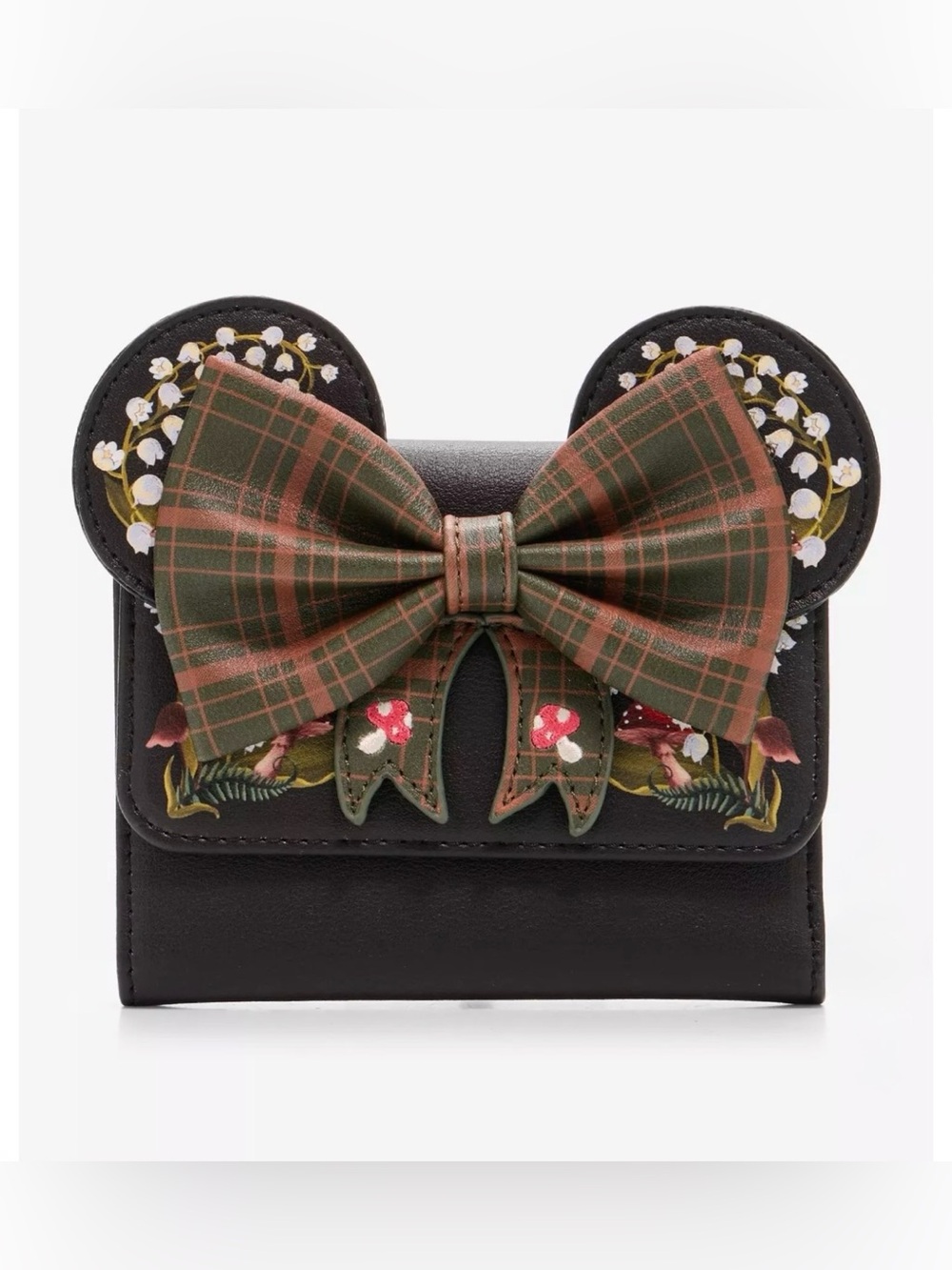 Loungefly Disney Minnie Mouse Mushroom Ears Mini Wallet